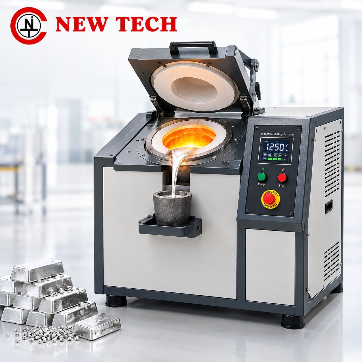 Induction Silver Melting Furnace